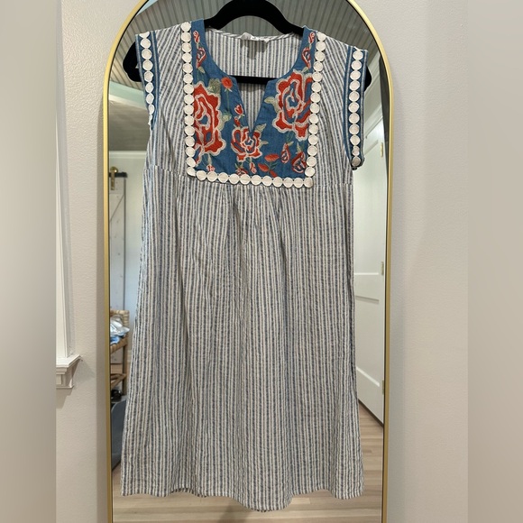 THML SRIPED BEACH/SUMMER DRESS - Picture 1 of 3